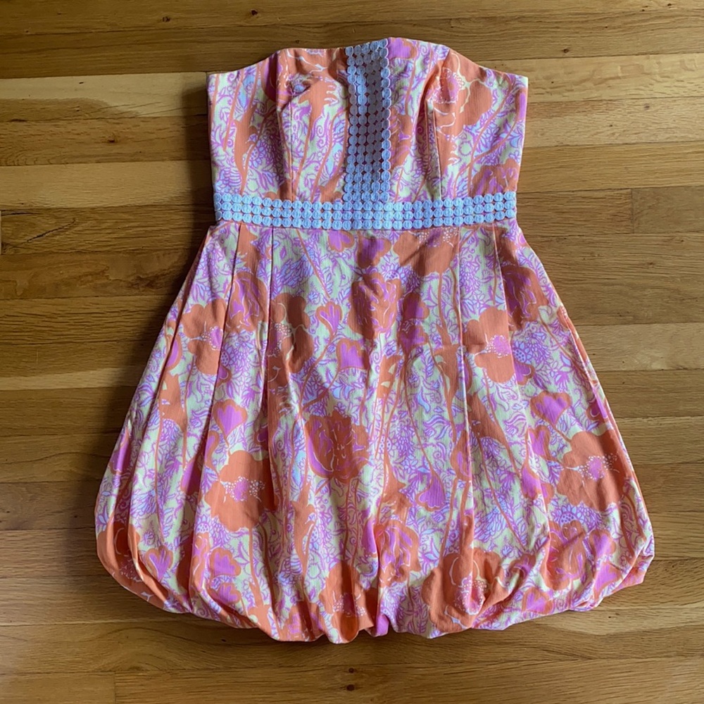 Lilly Pulitzer White Label Regency Bubble Dress